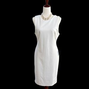 Lulu’s NEW w tags Womens size XL cream off white midi sleeveless dress